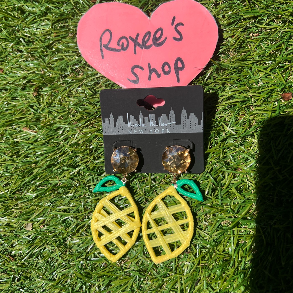 Lemon Boho Earrings 20$